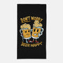 Don't Worry Beer Happy-None-Beach-Towel-spoilerinc