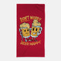 Don't Worry Beer Happy-None-Beach-Towel-spoilerinc