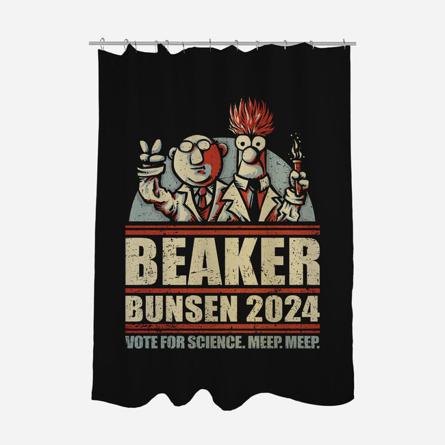 Vote For Science-None-Polyester-Shower Curtain-kg07