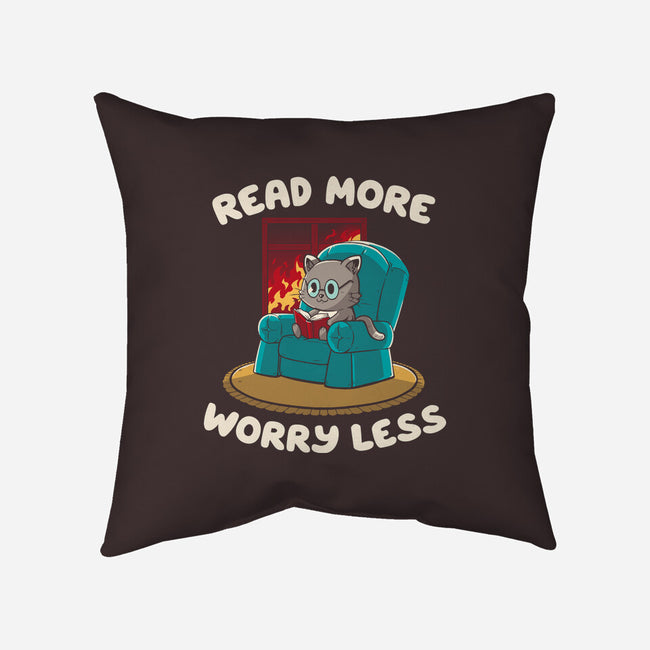 Read More Worry Less-None-Removable Cover-Throw Pillow-koalastudio