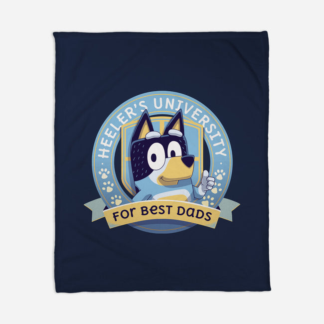 Heeler's Uni-None-Fleece-Blanket-Geekydog