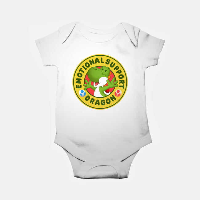 My Emotional Support Dragon-Baby-Basic-Onesie-Tri haryadi