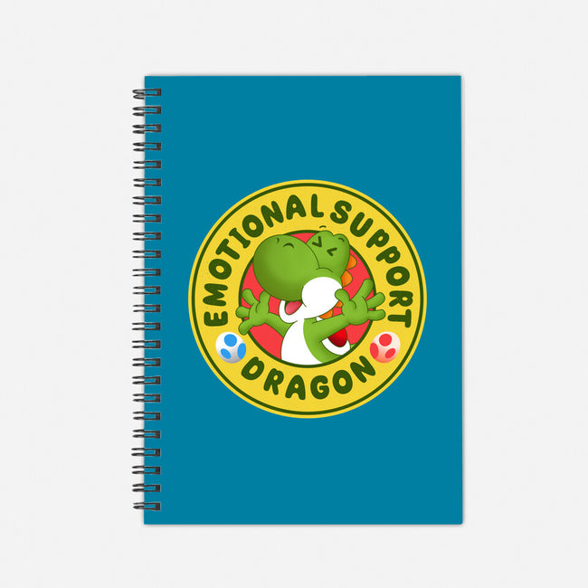 My Emotional Support Dragon-None-Dot Grid-Notebook-Tri haryadi