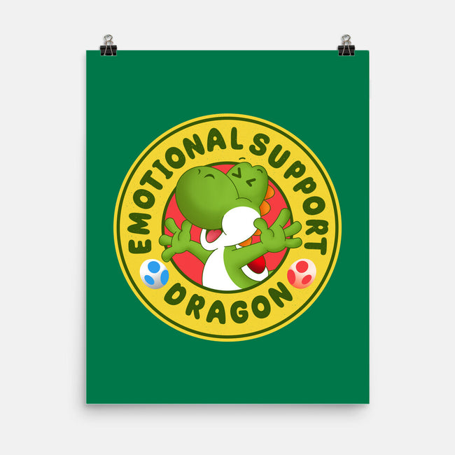 My Emotional Support Dragon-None-Matte-Poster-Tri haryadi