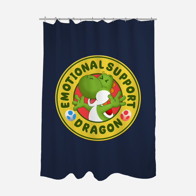 My Emotional Support Dragon-None-Polyester-Shower Curtain-Tri haryadi