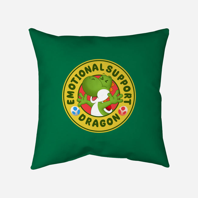 My Emotional Support Dragon-None-Removable Cover-Throw Pillow-Tri haryadi