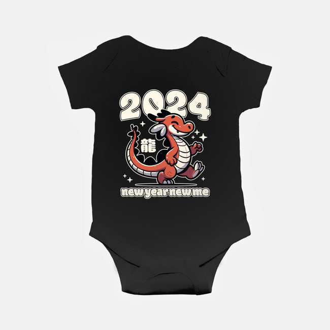 New Year New Dragon-Baby-Basic-Onesie-RoboMega