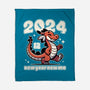 New Year New Dragon-None-Fleece-Blanket-RoboMega