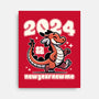 New Year New Dragon-None-Stretched-Canvas-RoboMega