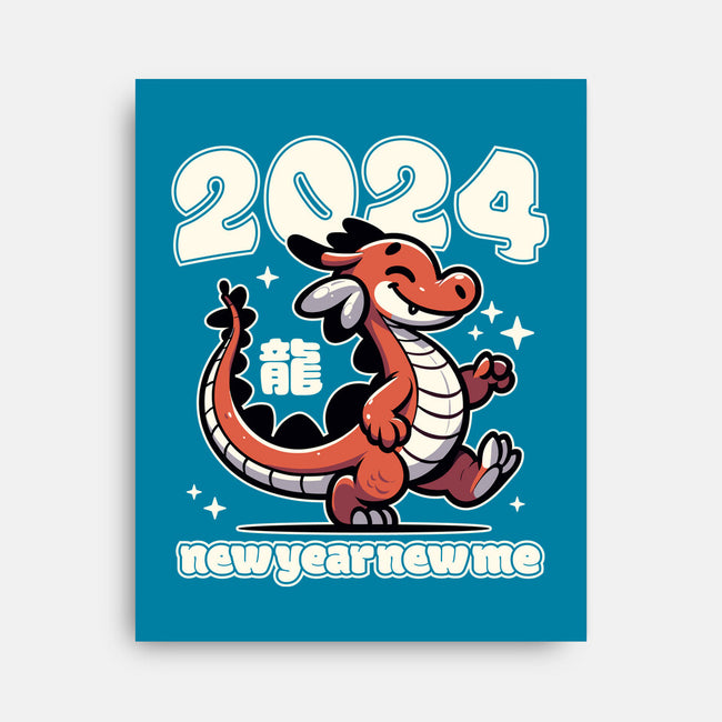 New Year New Dragon-None-Stretched-Canvas-RoboMega