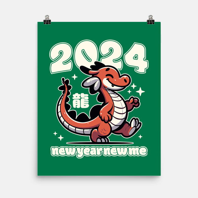 New Year New Dragon-None-Matte-Poster-RoboMega