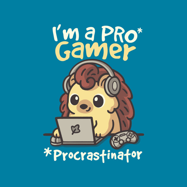 Pro Gamer Procrastinator-None-Glossy-Sticker-NemiMakeit