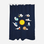 Chaos In The Solar System-None-Polyester-Shower Curtain-sachpica