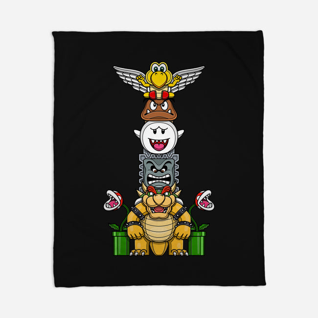 Totem Of Terror-None-Fleece-Blanket-drbutler