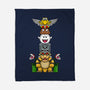 Totem Of Terror-None-Fleece-Blanket-drbutler