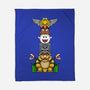 Totem Of Terror-None-Fleece-Blanket-drbutler