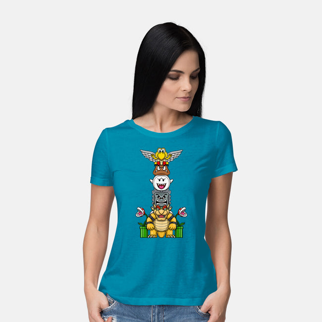 Totem Of Terror-Womens-Basic-Tee-drbutler