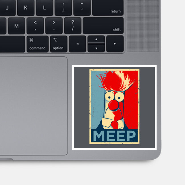 Vote Meep-None-Glossy-Sticker-drbutler