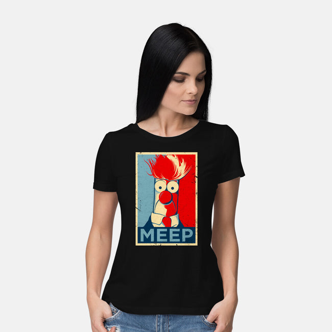 Vote Meep-Womens-Basic-Tee-drbutler