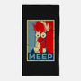 Vote Meep-None-Beach-Towel-drbutler