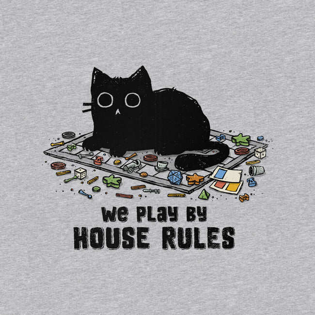 We Play By House Rules-Cat-Basic-Pet Tank-kg07