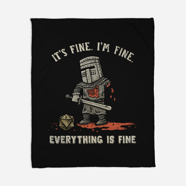 Everything Tis Fine-None-Fleece-Blanket-kg07