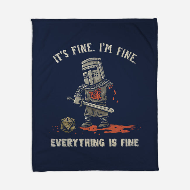 Everything Tis Fine-None-Fleece-Blanket-kg07