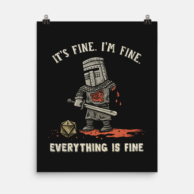 Everything Tis Fine-None-Matte-Poster-kg07