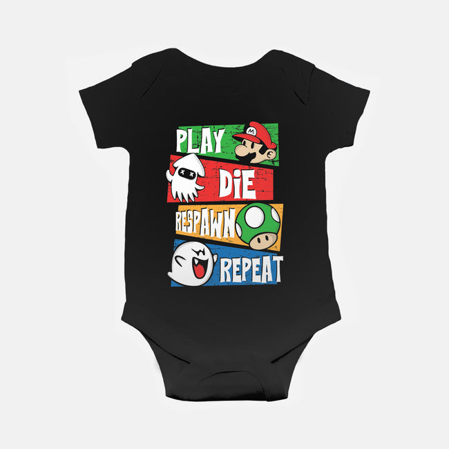 Gamer's Life-Baby-Basic-Onesie-turborat14