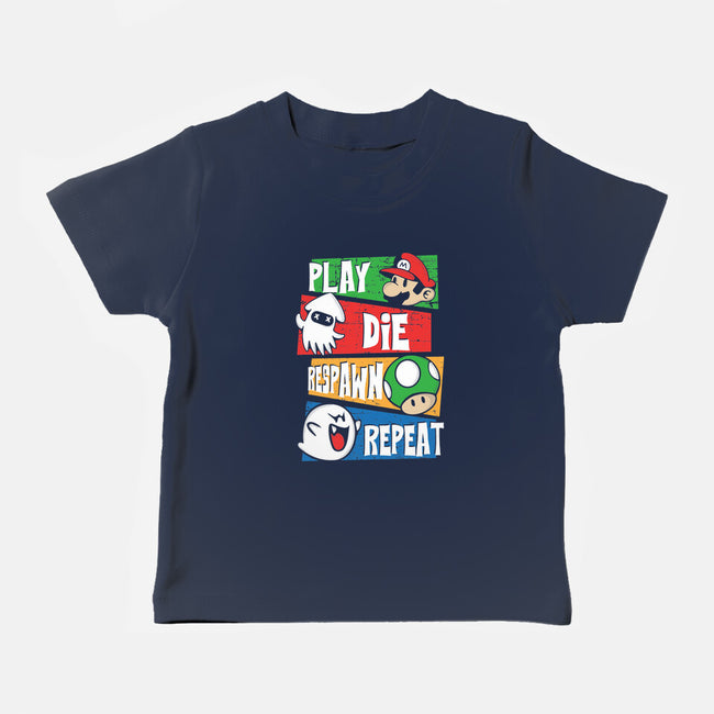 Gamer's Life-Baby-Basic-Tee-turborat14