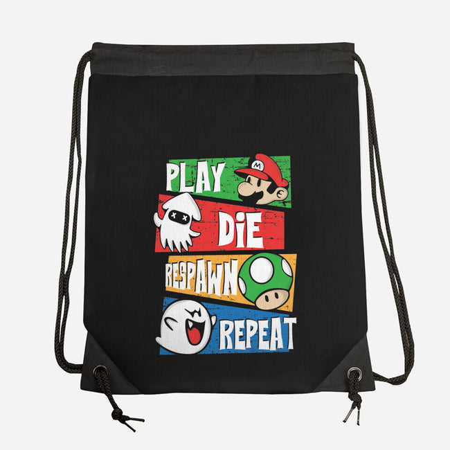 Gamer's Life-None-Drawstring-Bag-turborat14