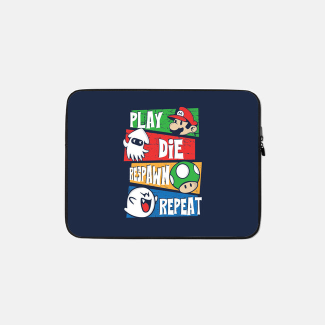 Gamer's Life-None-Zippered-Laptop Sleeve-turborat14