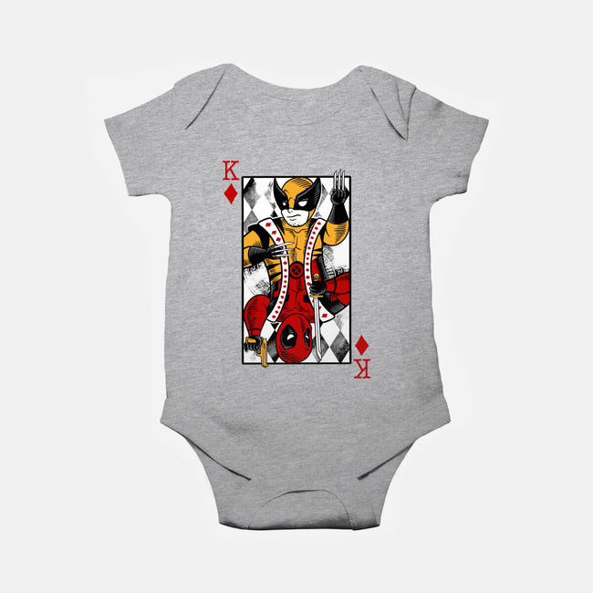 Double King-Baby-Basic-Onesie-spoilerinc