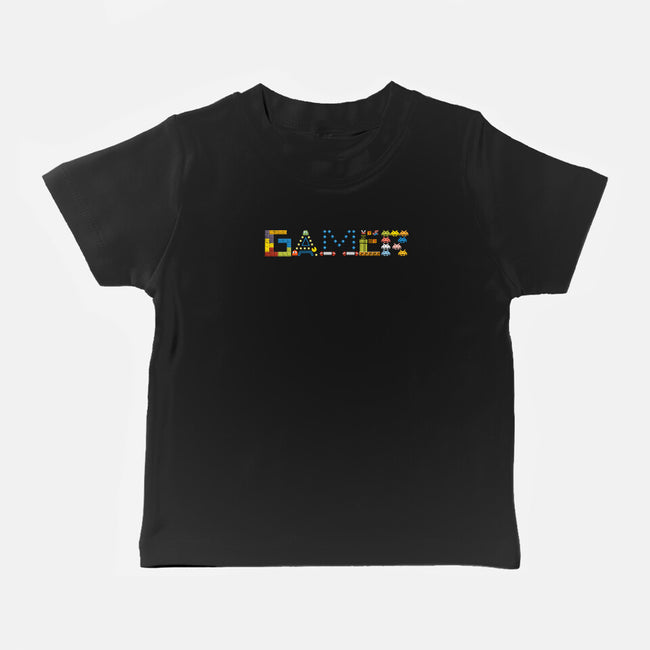 Retro Arcade Gamer-Baby-Basic-Tee-NMdesign