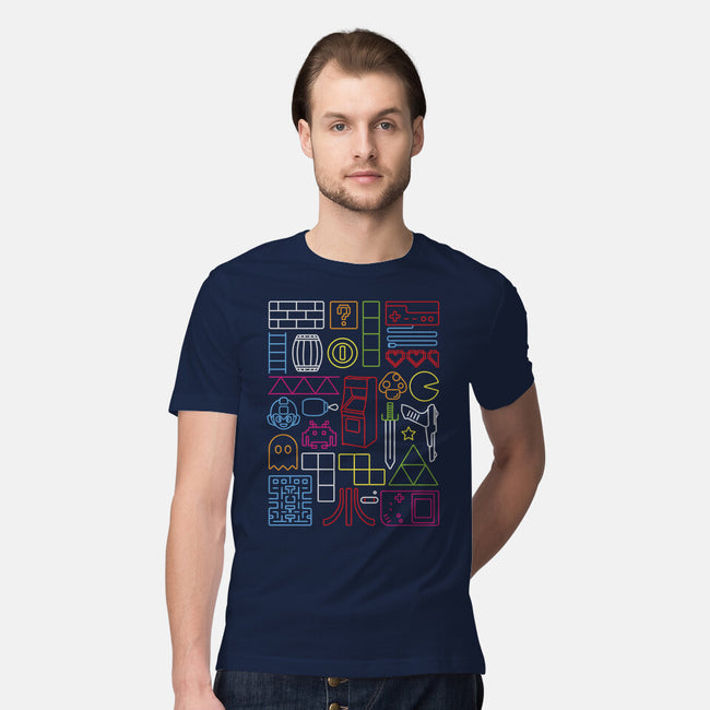 Nostalgic Doodles-Mens-Premium-Tee-sebasebi