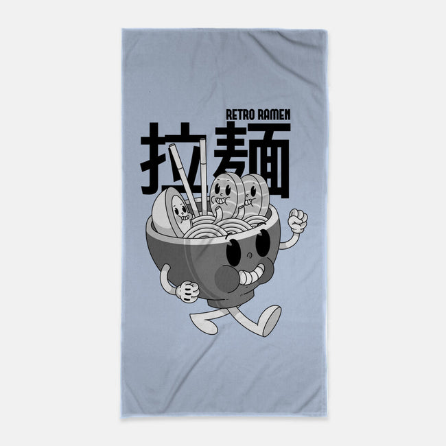 Retro Ramen-None-Beach-Towel-Tri haryadi