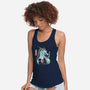 Goodbye Dragon-Womens-Racerback-Tank-Vallina84