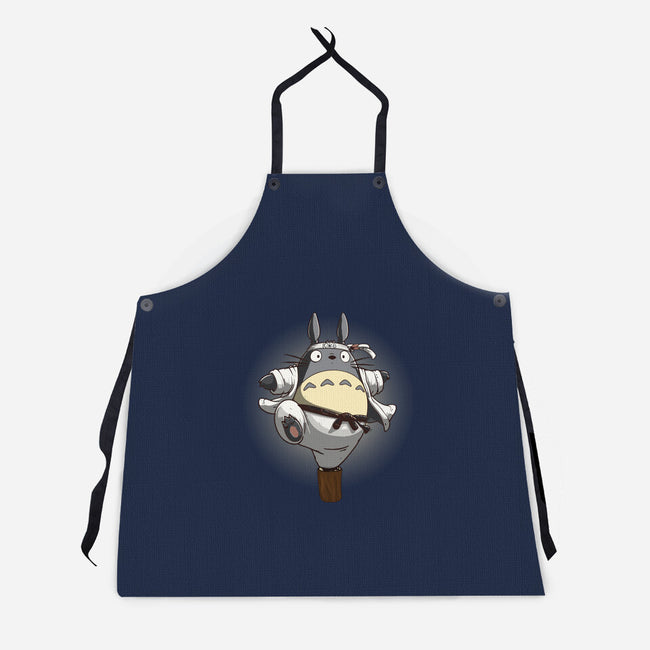 The Crane Kick-Unisex-Kitchen-Apron-maped