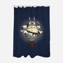 The Crane Kick-None-Polyester-Shower Curtain-maped