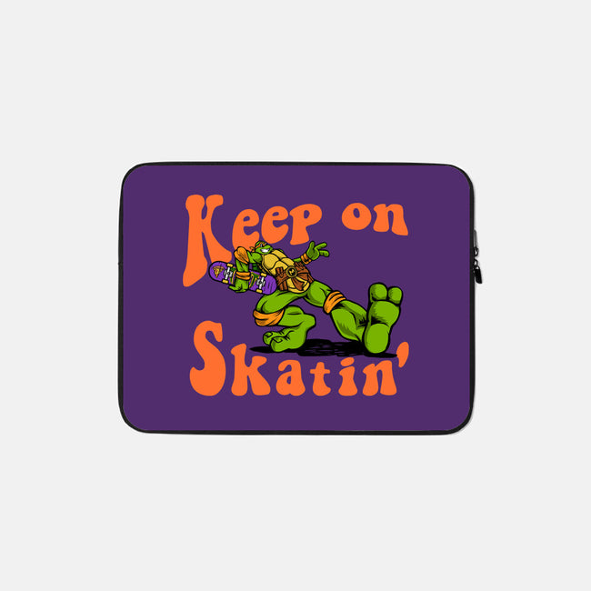 Keep On Skating-None-Zippered-Laptop Sleeve-joerawks