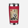 Kitsune Woodblock-None-Stainless Steel Tumbler-Drinkware-DrMonekers