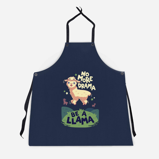 No More Drama-Unisex-Kitchen-Apron-Geekydog