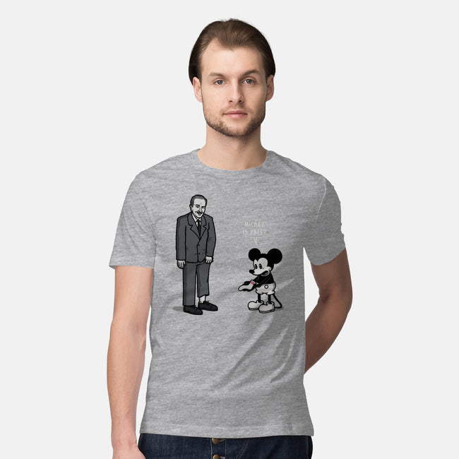 Mickey Is Free-Mens-Premium-Tee-Raffiti