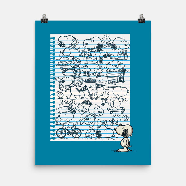 Doodle Beagle-None-Matte-Poster-Xentee