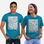 Doodle Beagle-Unisex-Basic-Tee-Xentee