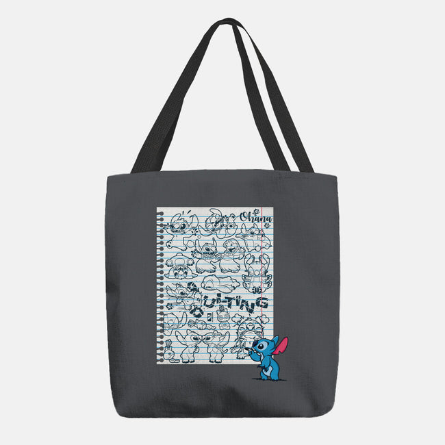 Doodle Alien-None-Basic Tote-Bag-Xentee