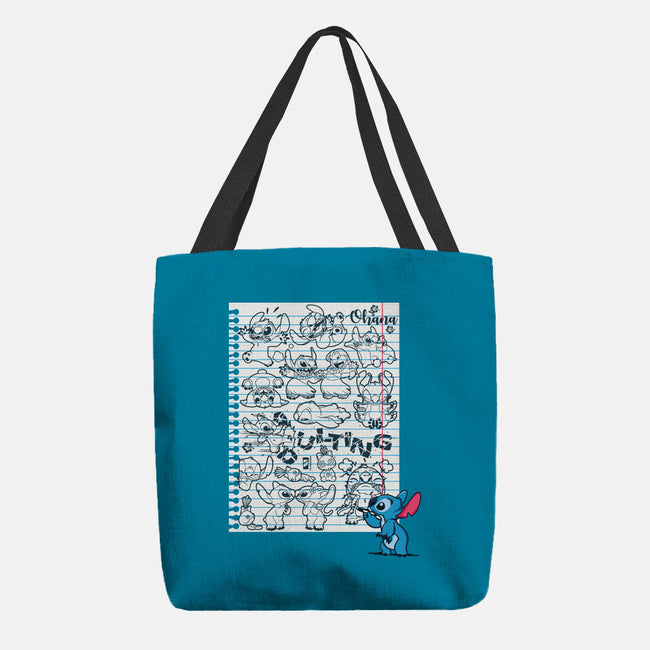 Doodle Alien-None-Basic Tote-Bag-Xentee