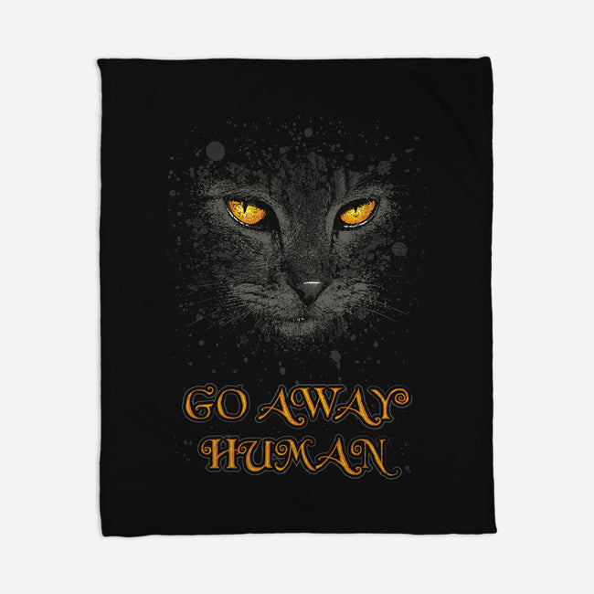 Go Away Human-None-Fleece-Blanket-Tronyx79