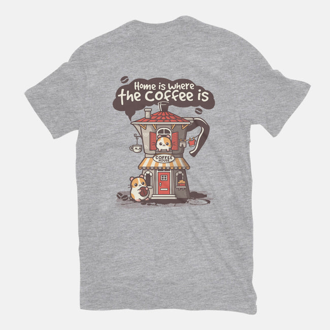 Home Is Where The Coffee Is-Mens-Premium-Tee-NemiMakeit