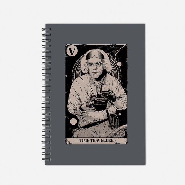 Time Traveller Tarot-None-Dot Grid-Notebook-Hafaell